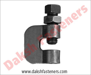 c type beam clamp with lock nut - strut beam clamp manufacturers exporters india