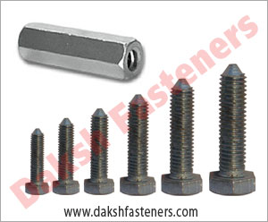 cone pointed screws - coupling nut manufacturers exporters india