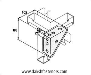 strut channel brackets - bracketry - mending plates - angle brackets manufacturers exporters india