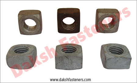 square nuts precision fasteners  manufacturers exporters india