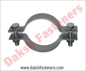 pipe clamp with bolts and nuts - strut clamps  manufacturers exporters india