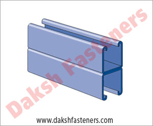 strut channel - slotted strut channel - double channel manufacturers exporters india